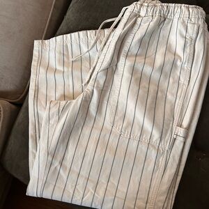Aerie Striped Elastic Waist Pants